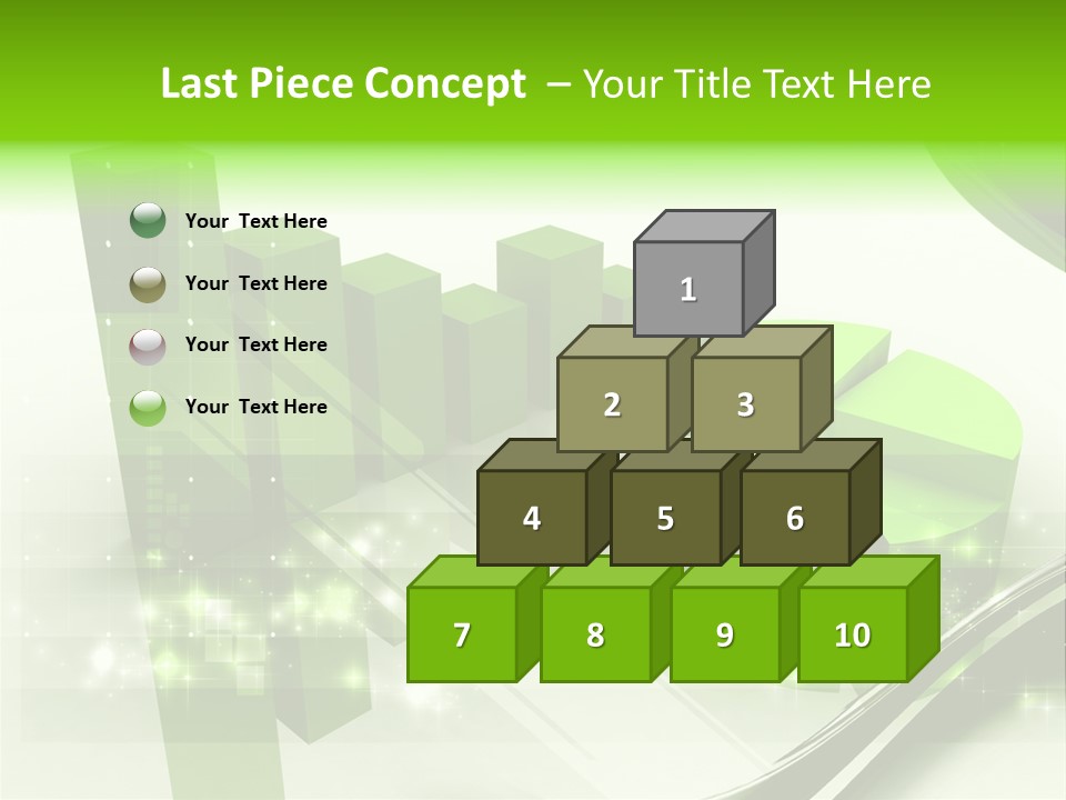 Marketing Green Line PowerPoint Template
