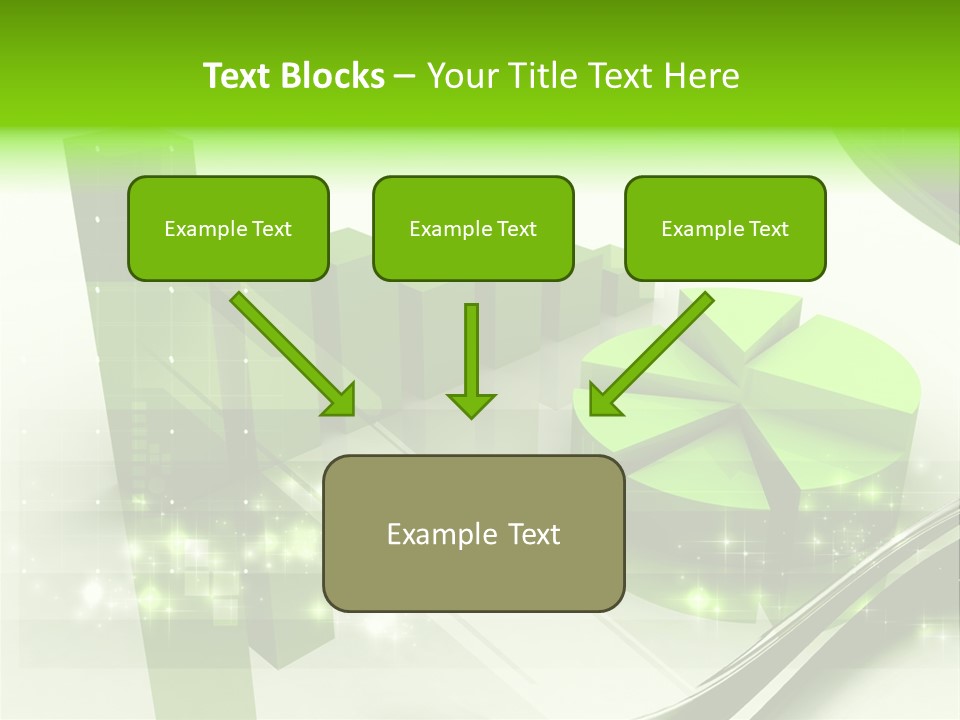 Marketing Green Line PowerPoint Template