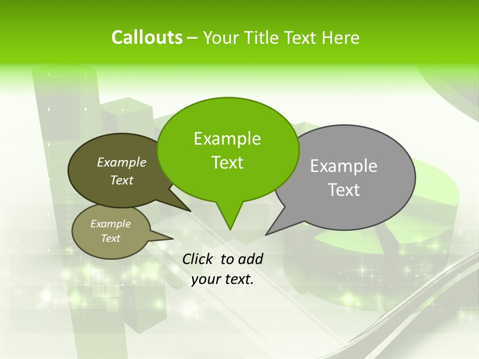 Marketing Green Line PowerPoint Template