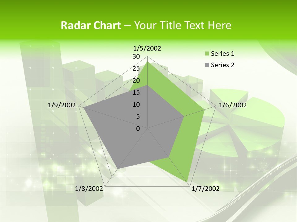 Marketing Green Line PowerPoint Template