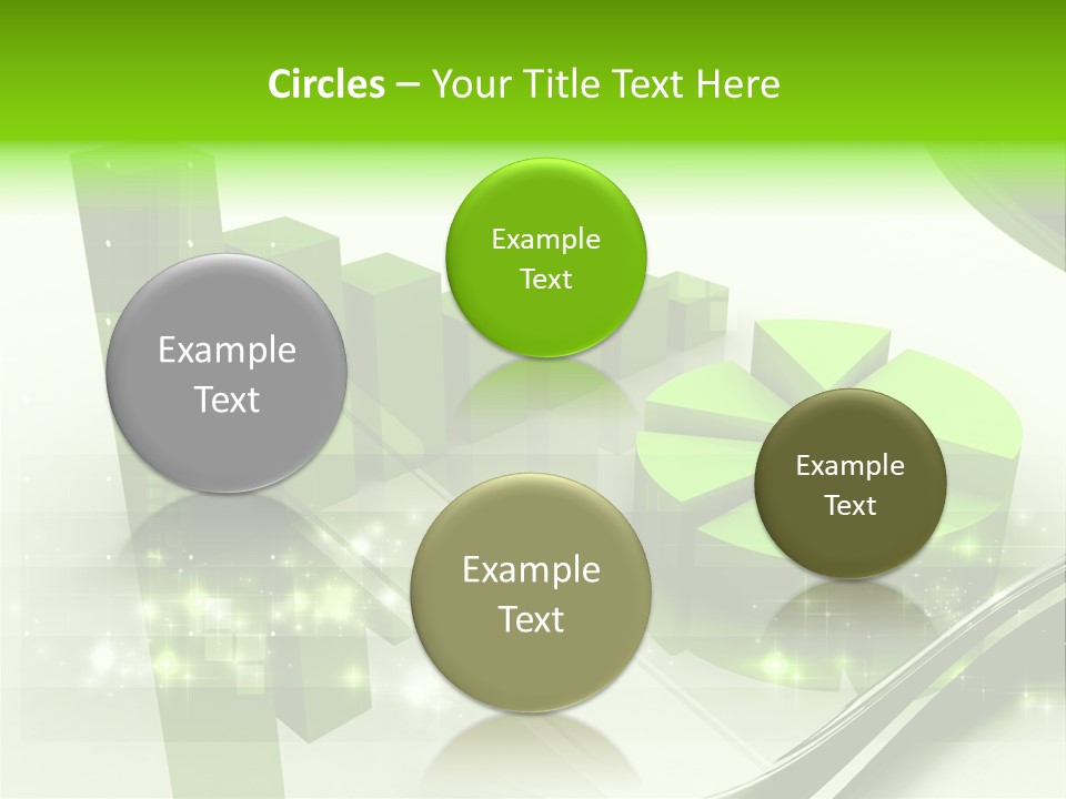 Marketing Green Line PowerPoint Template