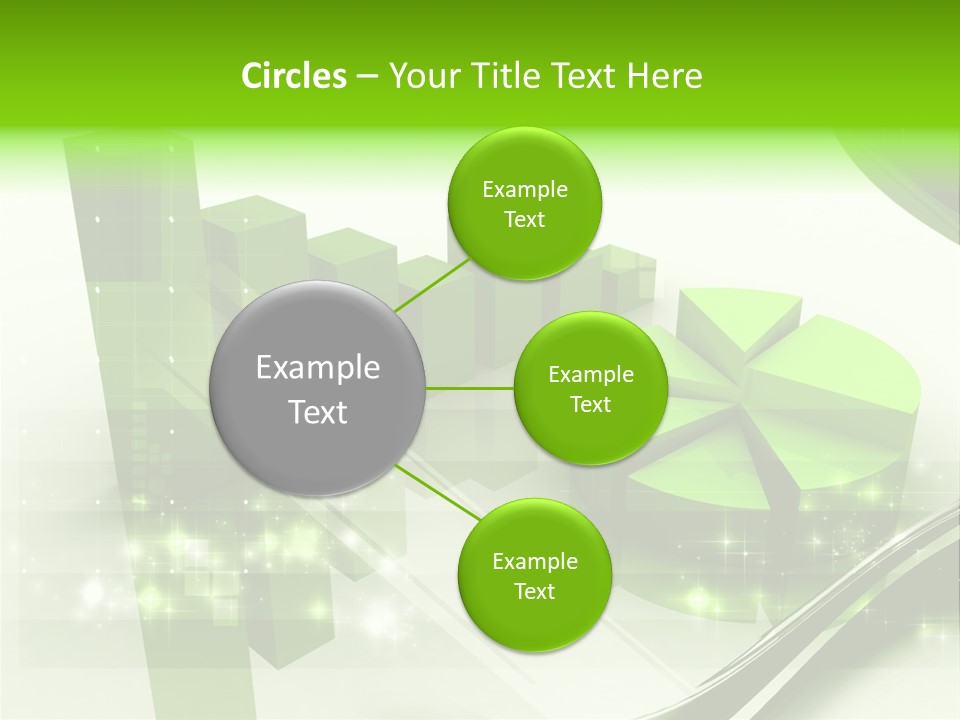 Marketing Green Line PowerPoint Template