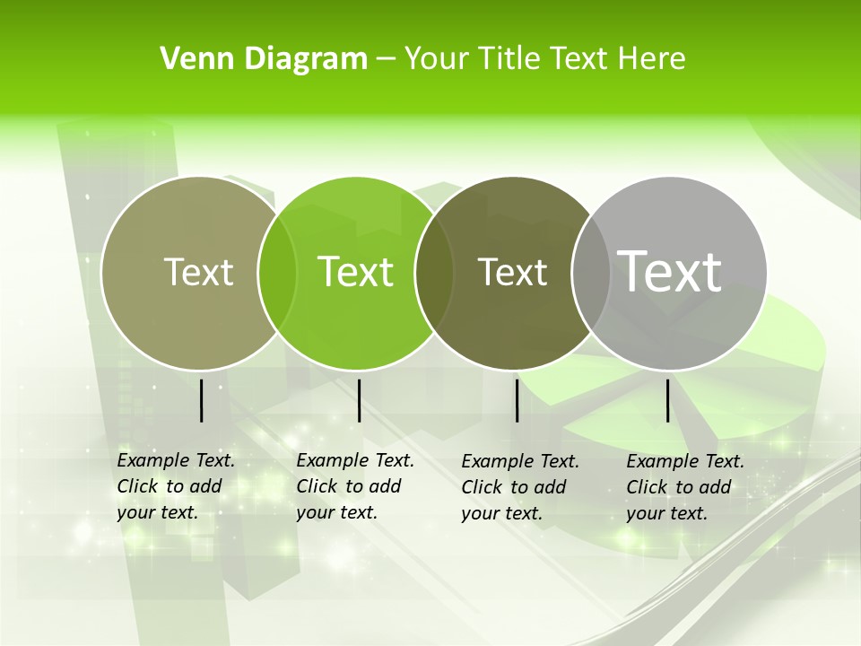 Marketing Green Line PowerPoint Template