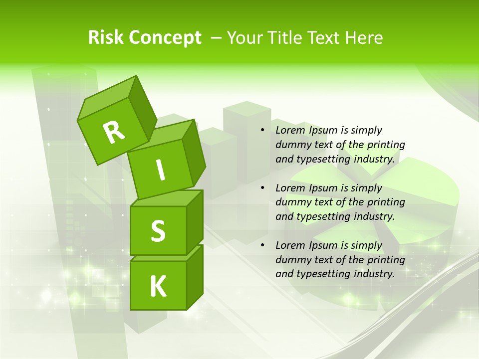 Marketing Green Line PowerPoint Template
