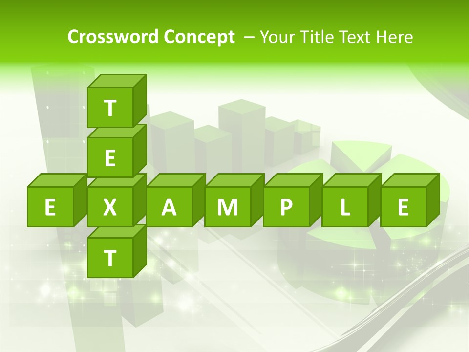 Marketing Green Line PowerPoint Template