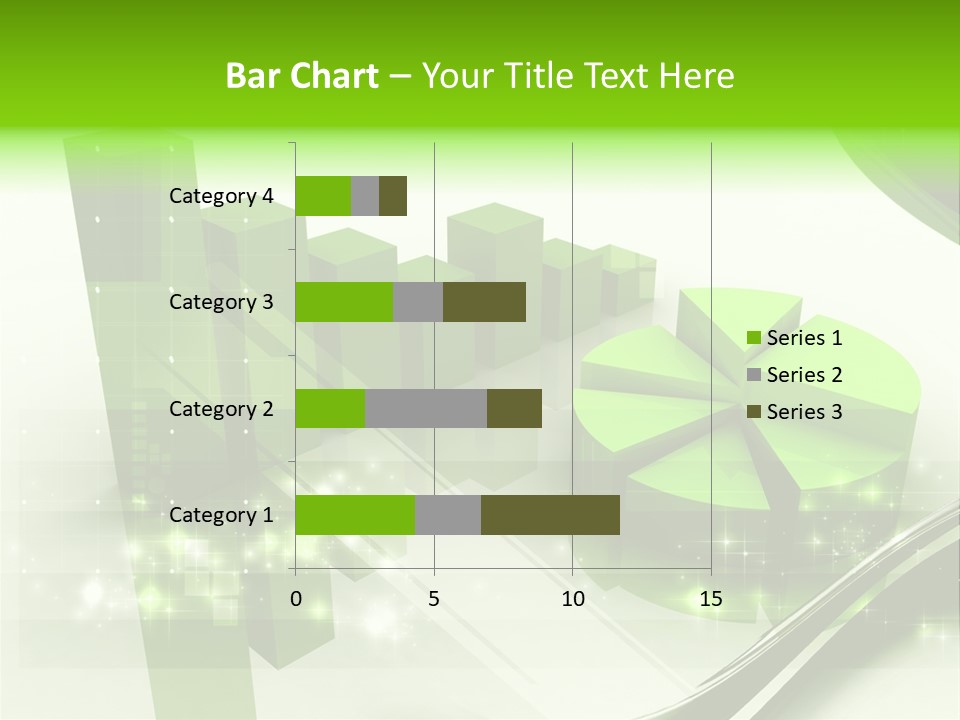 Marketing Green Line PowerPoint Template