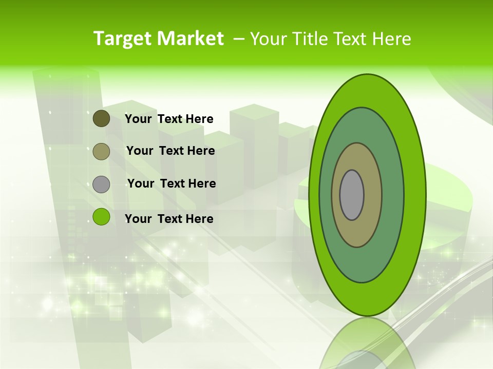 Marketing Green Line PowerPoint Template