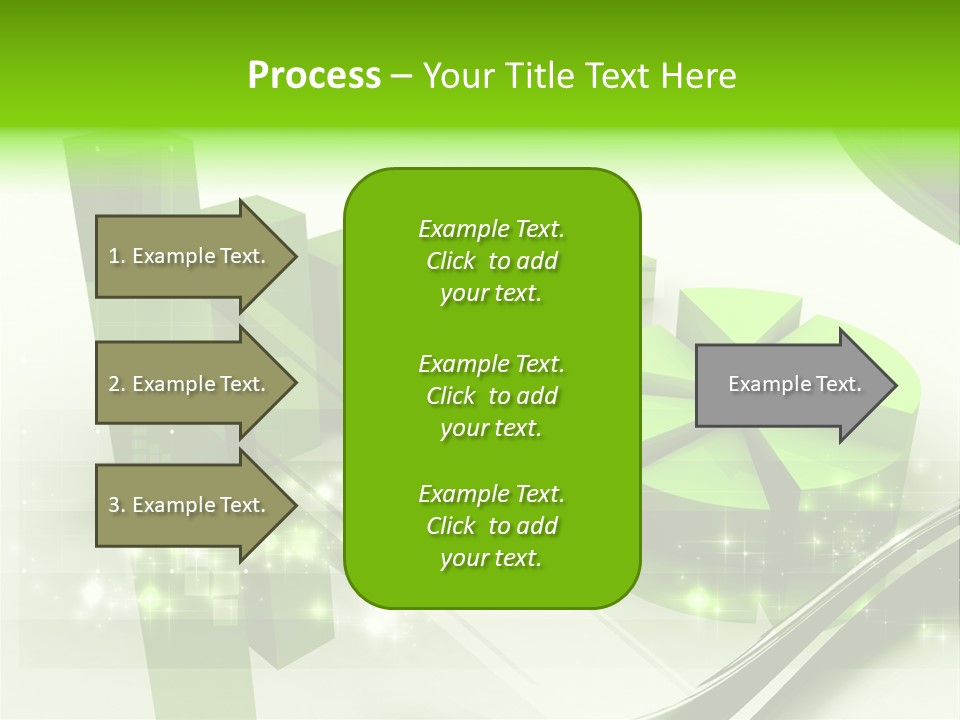 Marketing Green Line PowerPoint Template
