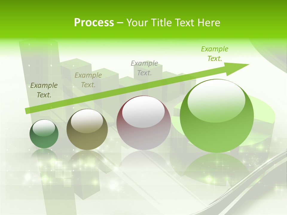 Marketing Green Line PowerPoint Template