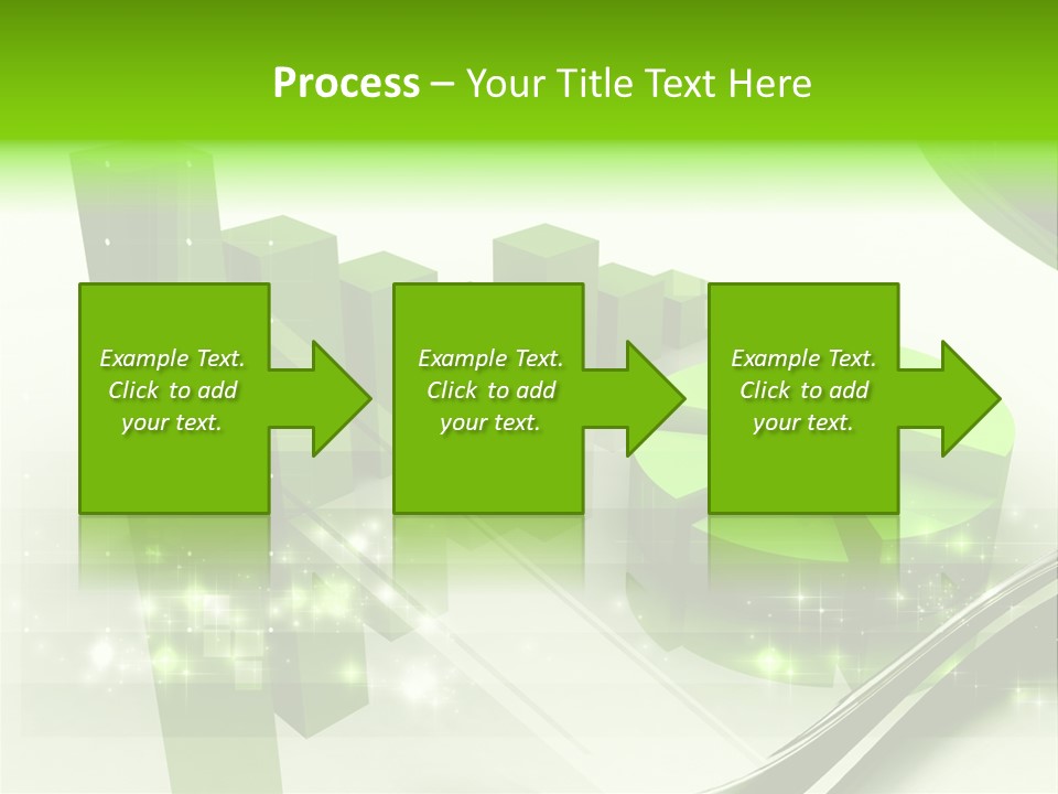 Marketing Green Line PowerPoint Template