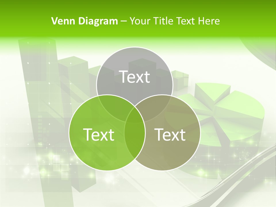 Marketing Green Line PowerPoint Template