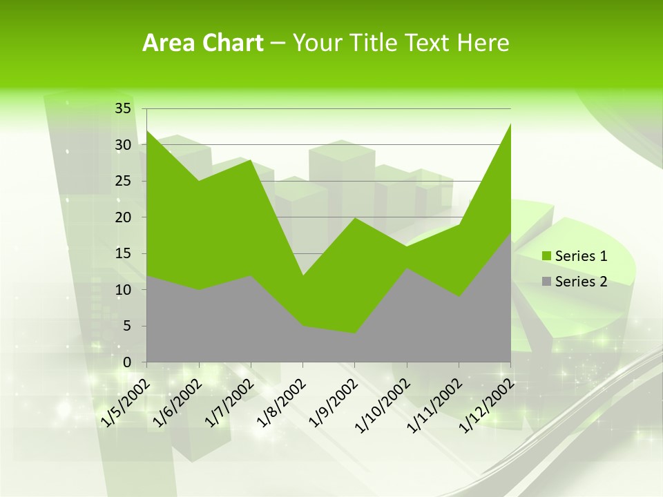 Marketing Green Line PowerPoint Template