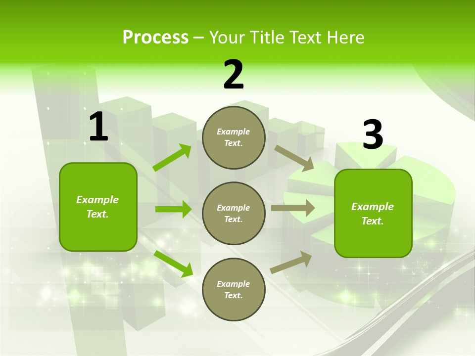Marketing Green Line PowerPoint Template