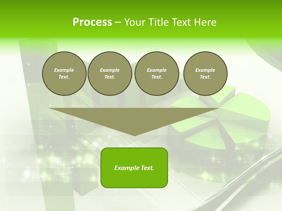 Marketing Green Line PowerPoint Template