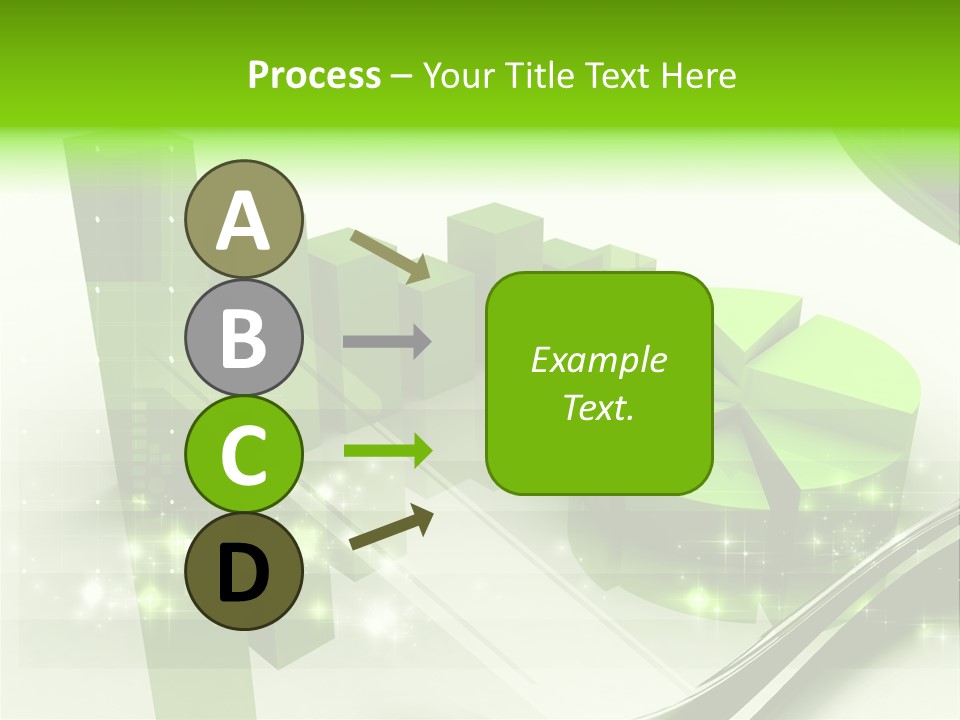 Marketing Green Line PowerPoint Template