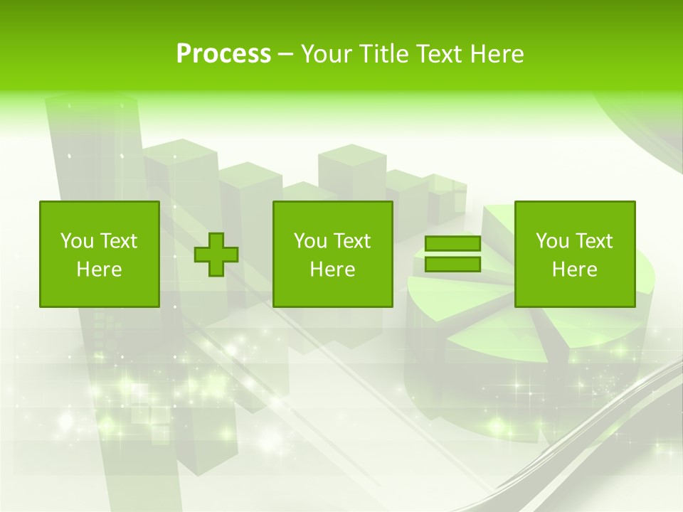 Marketing Green Line PowerPoint Template