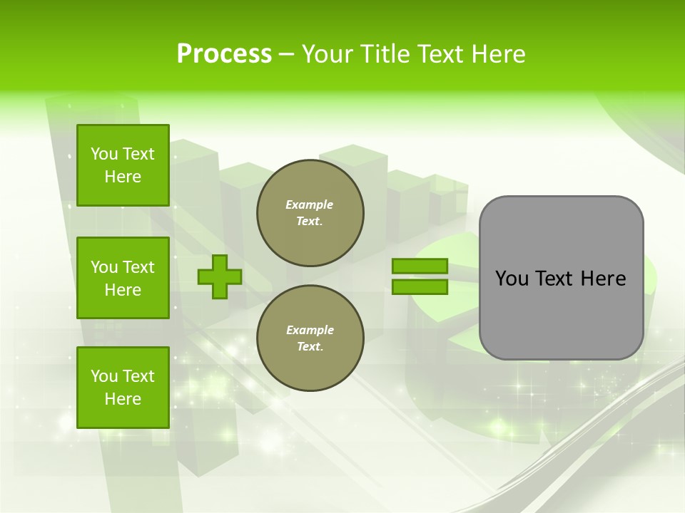 Marketing Green Line PowerPoint Template