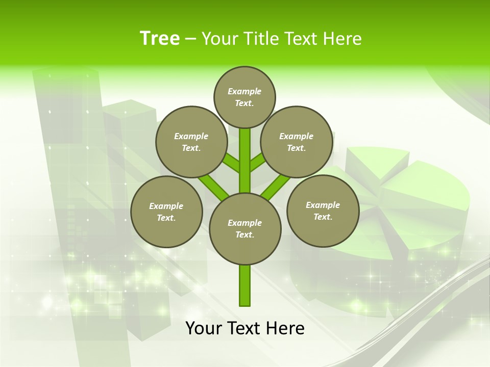 Marketing Green Line PowerPoint Template