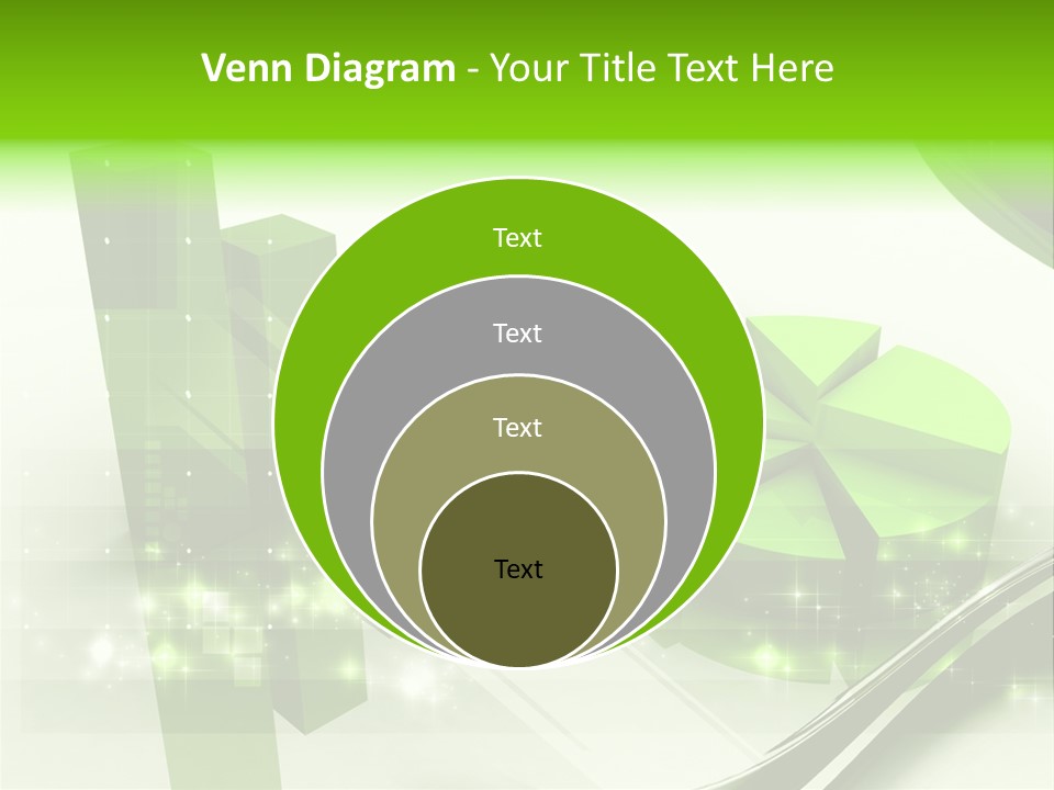 Marketing Green Line PowerPoint Template