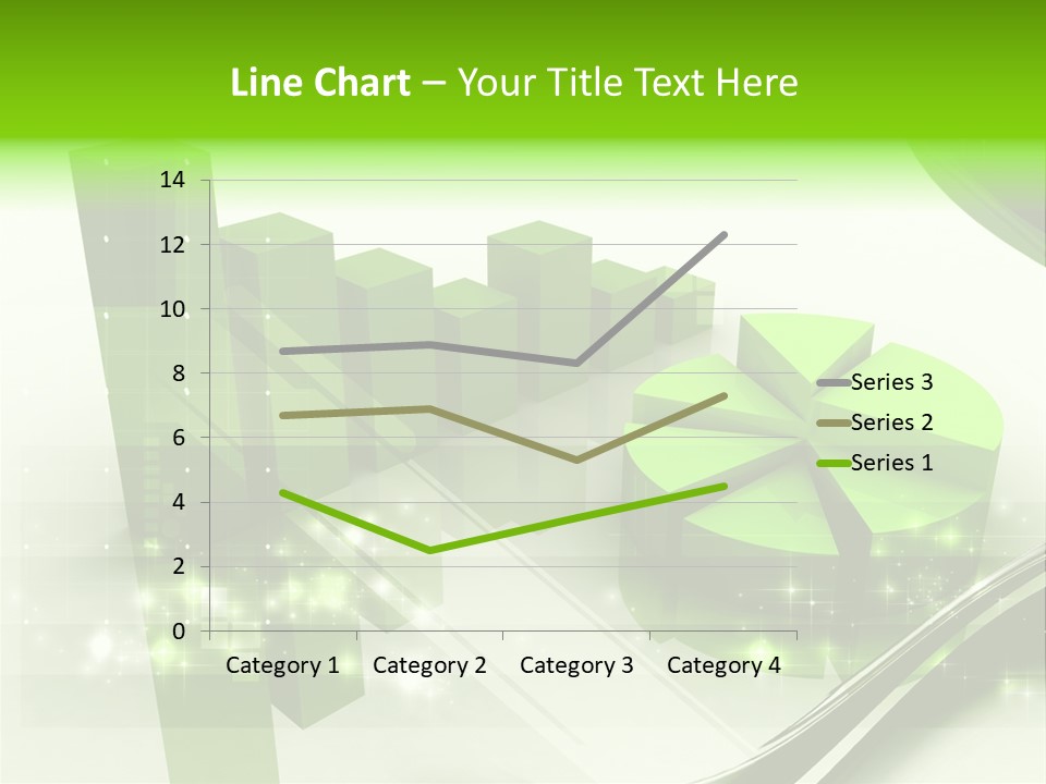 Marketing Green Line PowerPoint Template