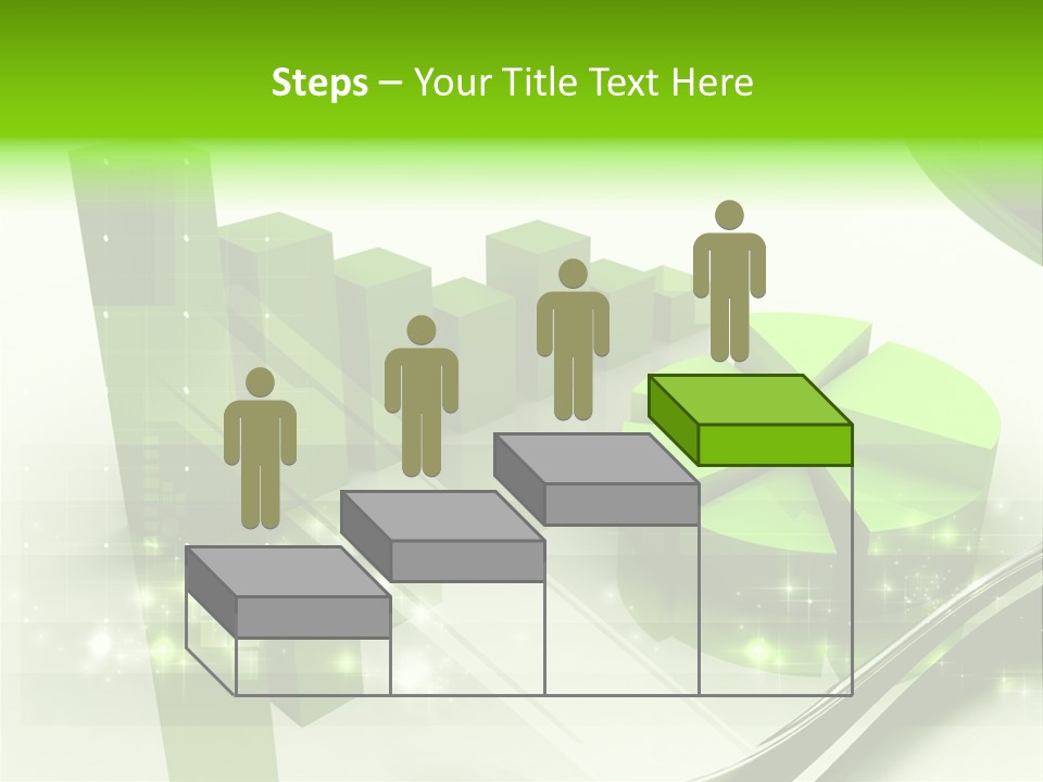 Marketing Green Line PowerPoint Template