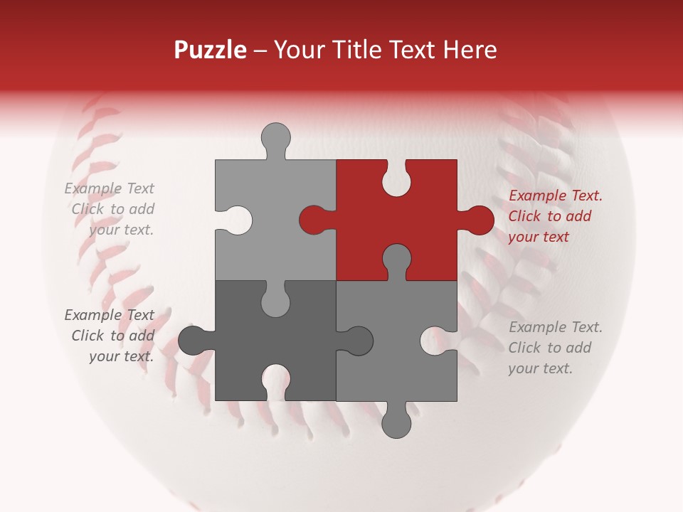 Play Athletic Equipment PowerPoint Template