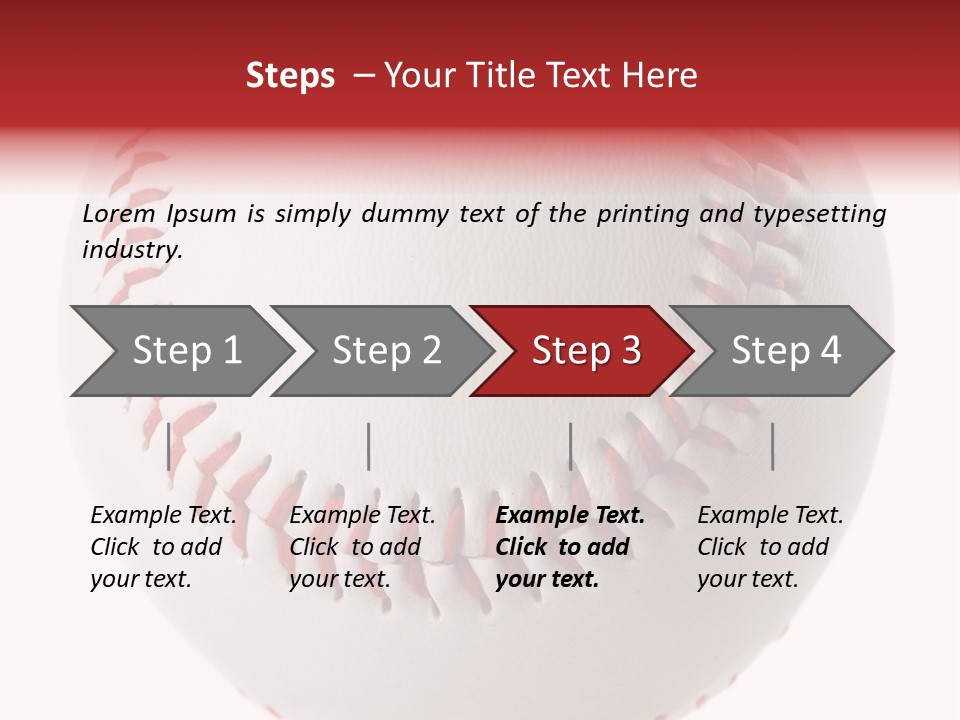Play Athletic Equipment PowerPoint Template