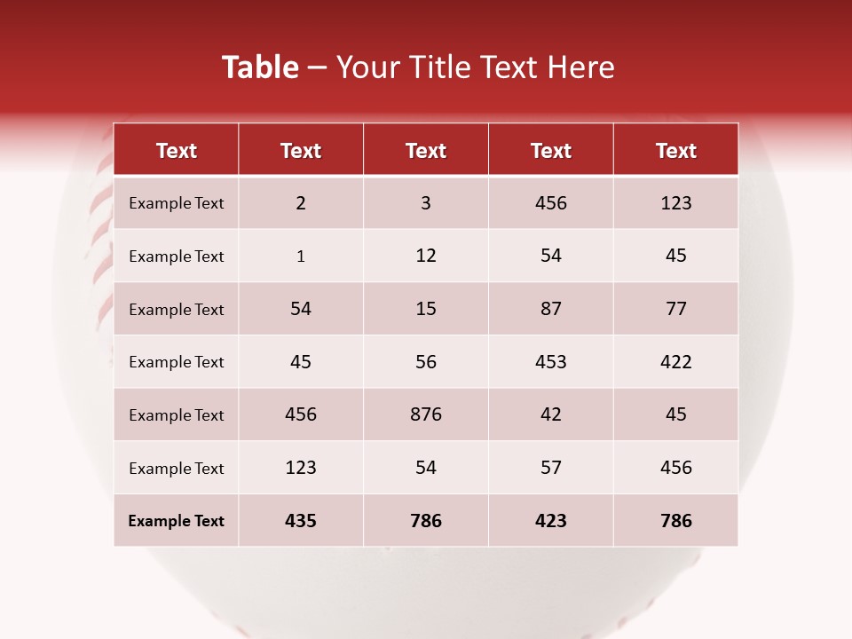 Play Athletic Equipment PowerPoint Template