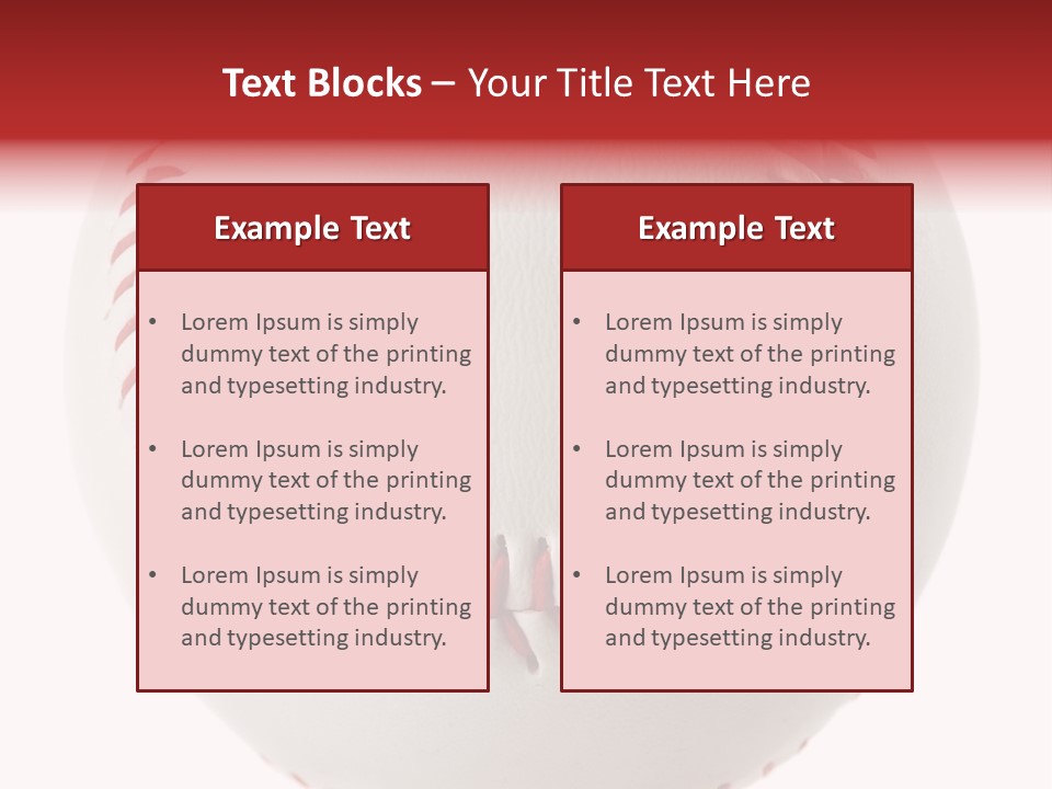 Play Athletic Equipment PowerPoint Template