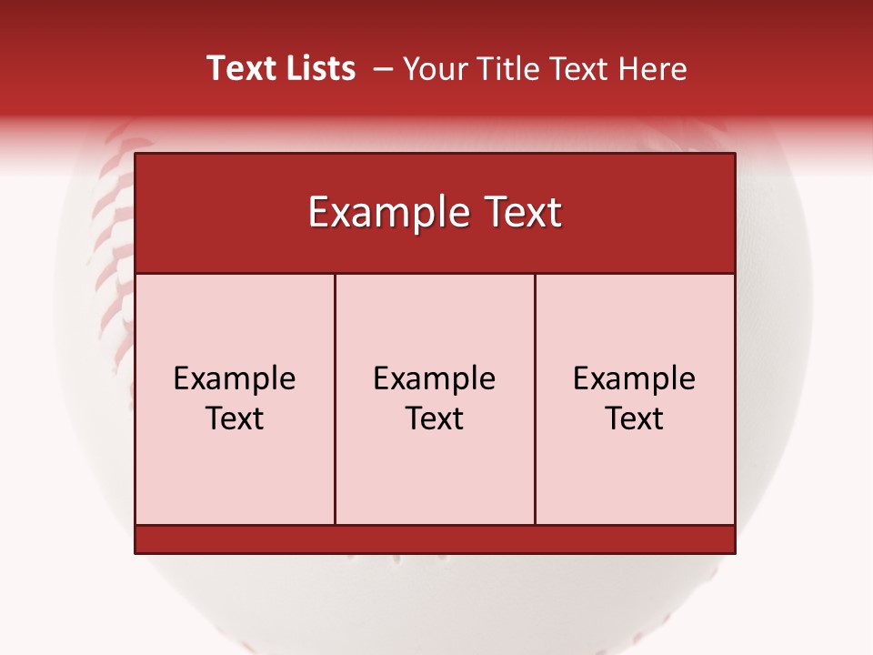Play Athletic Equipment PowerPoint Template