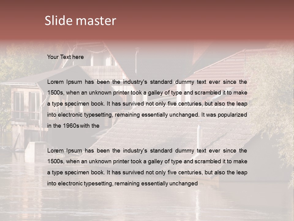 Storm Natural Rain PowerPoint Template