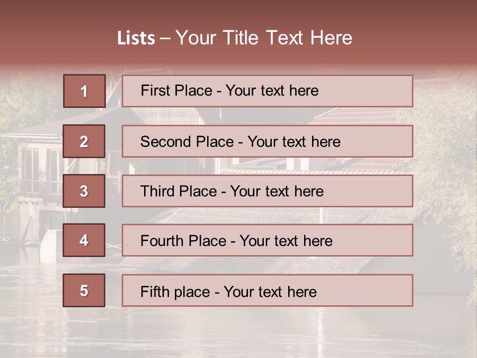 Storm Natural Rain PowerPoint Template