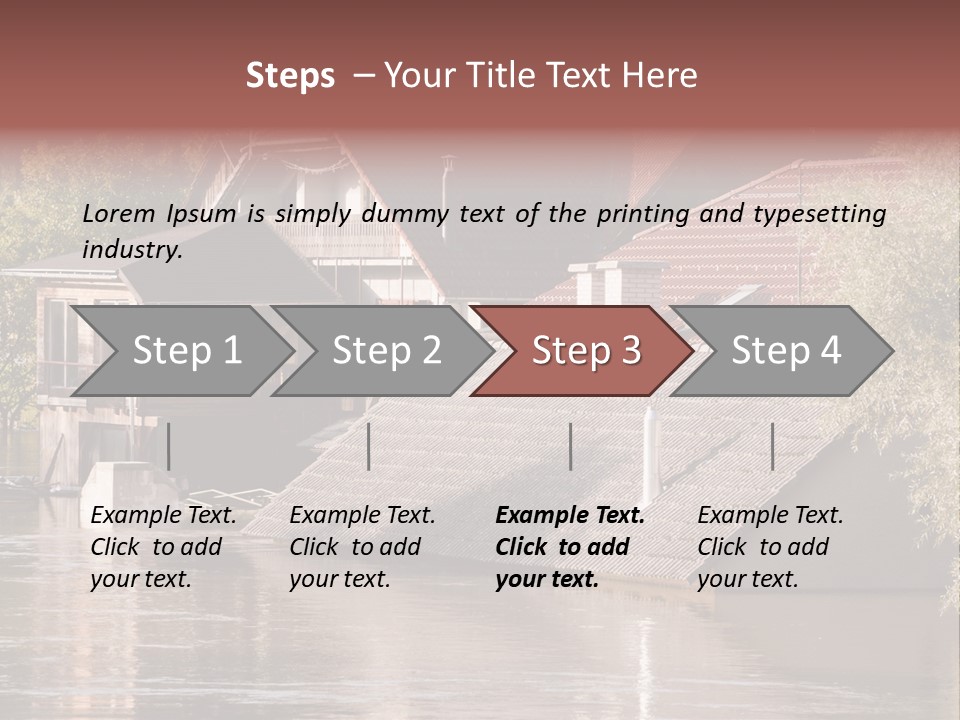 Storm Natural Rain PowerPoint Template