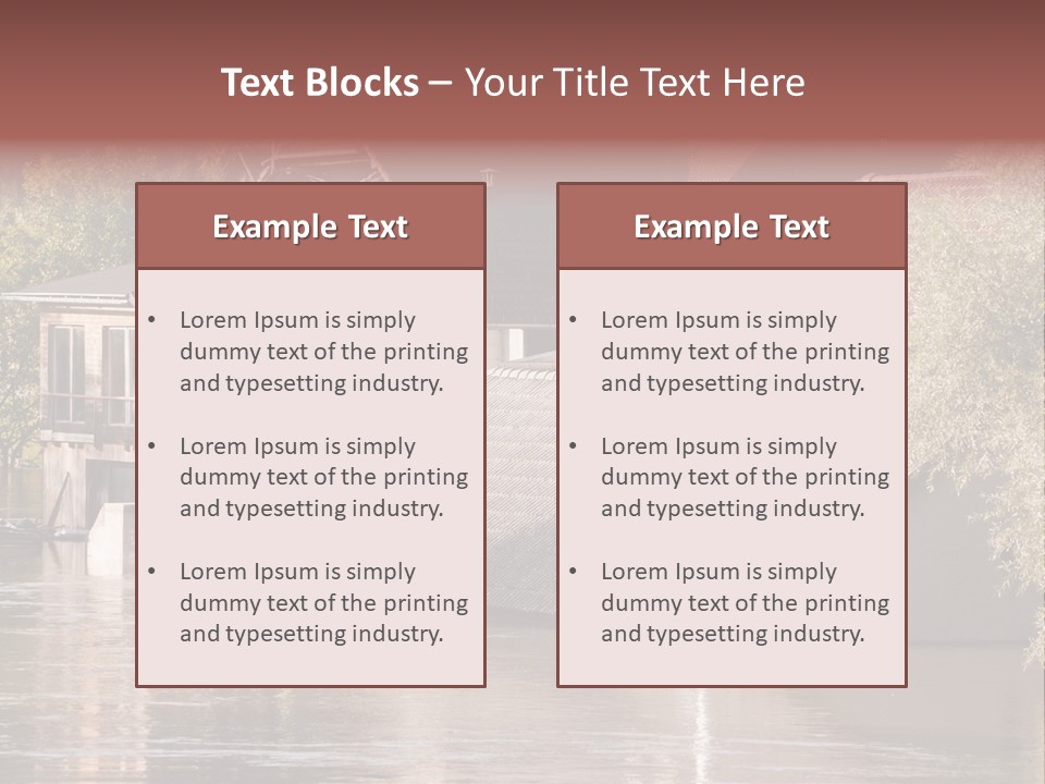 Storm Natural Rain PowerPoint Template