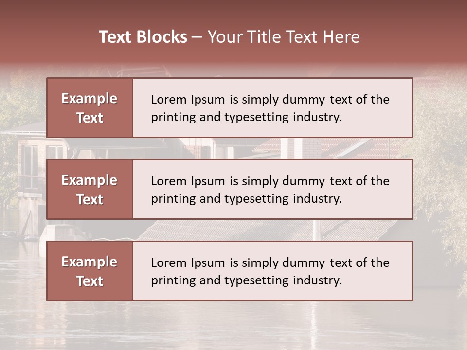 Storm Natural Rain PowerPoint Template