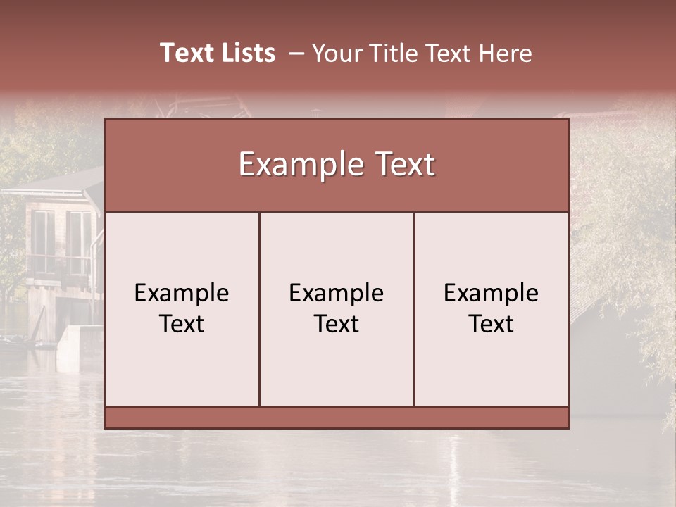 Storm Natural Rain PowerPoint Template
