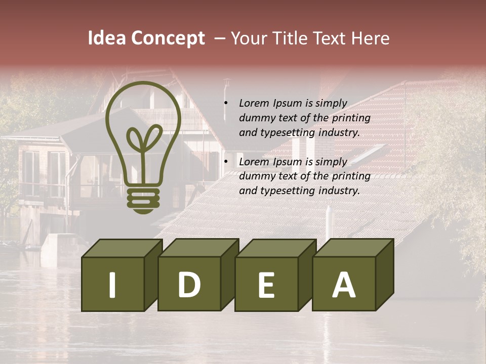 Storm Natural Rain PowerPoint Template