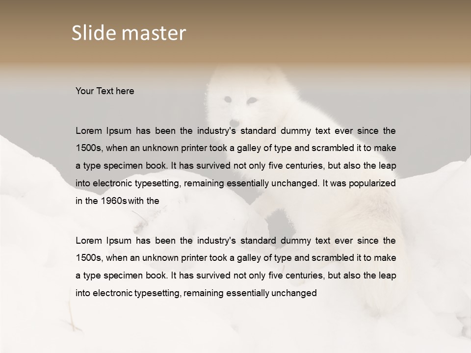 Zoology Beast Animal PowerPoint Template