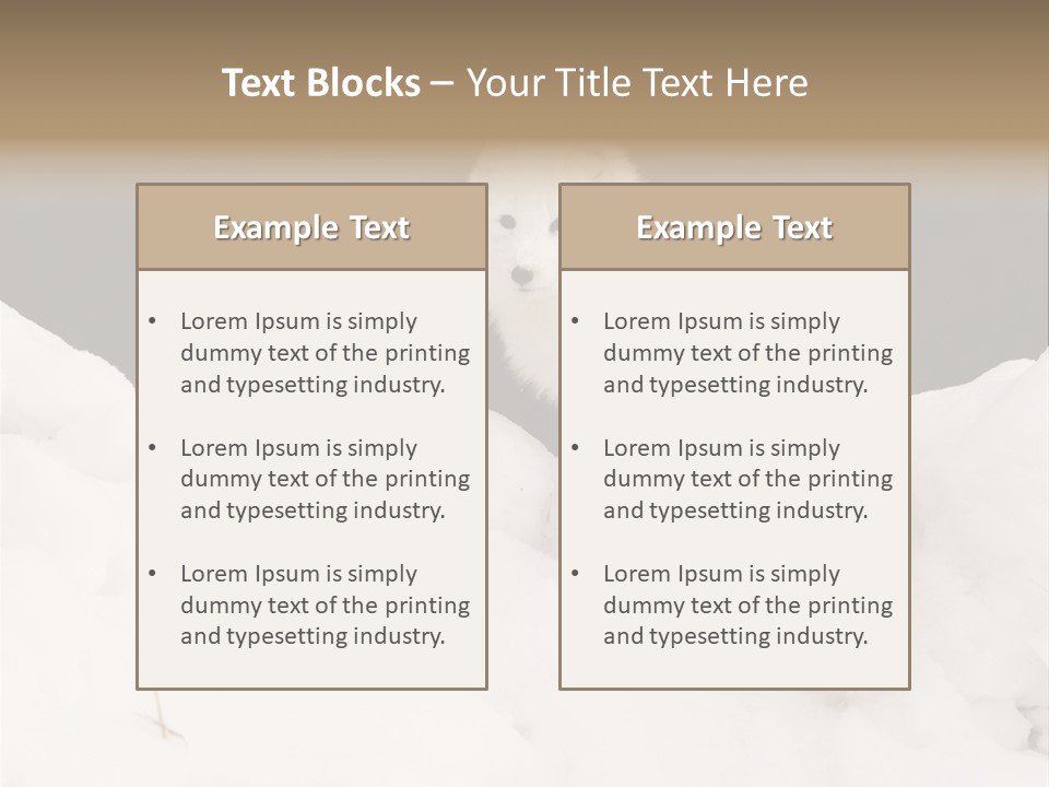 Zoology Beast Animal PowerPoint Template
