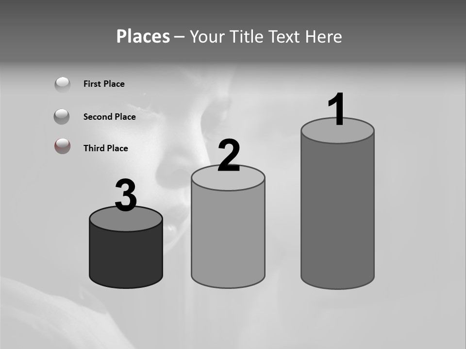 Problems Wall Boy PowerPoint Template