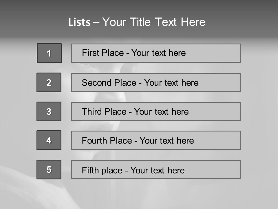 Problems Wall Boy PowerPoint Template