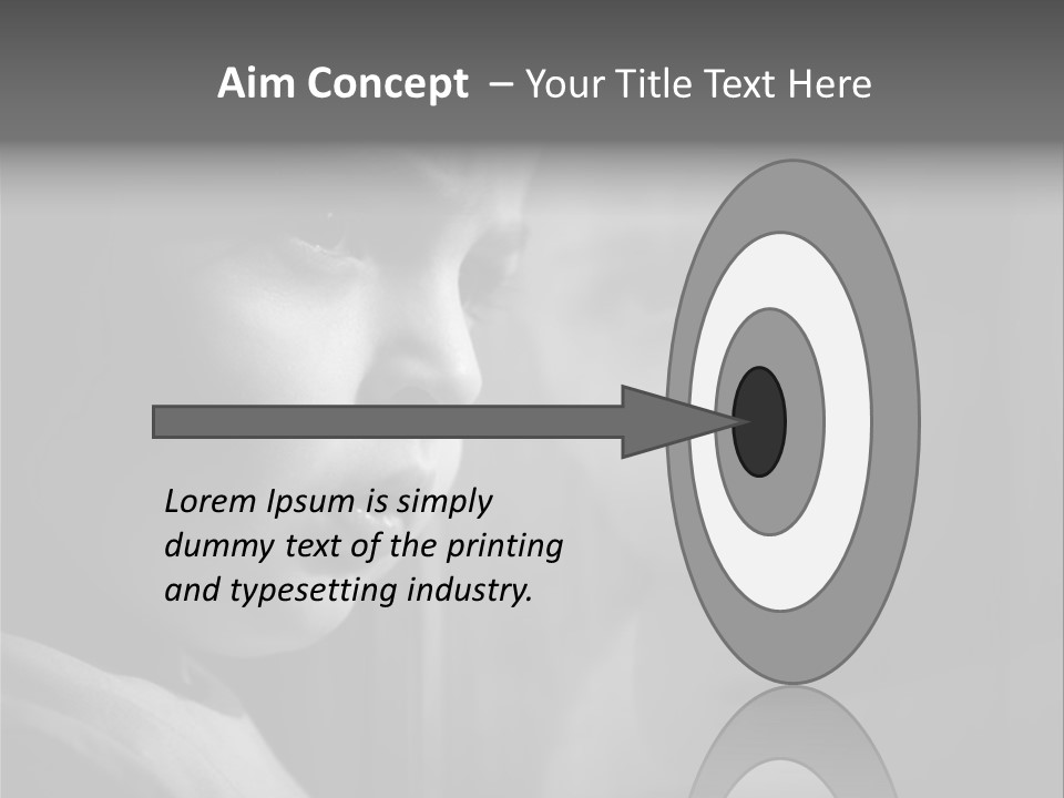 Problems Wall Boy PowerPoint Template