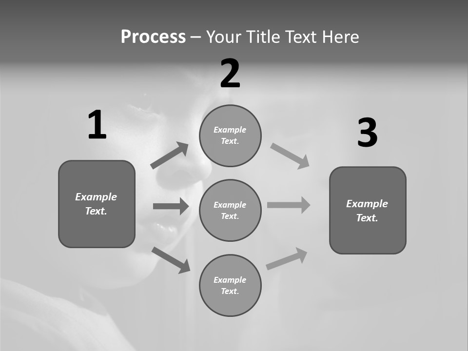 Problems Wall Boy PowerPoint Template