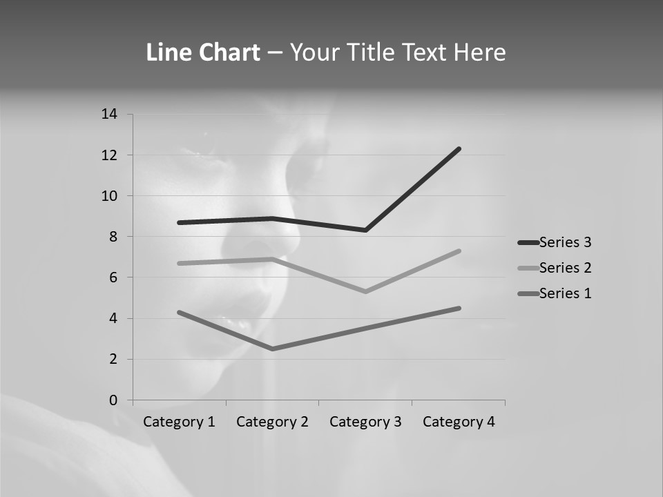 Problems Wall Boy PowerPoint Template