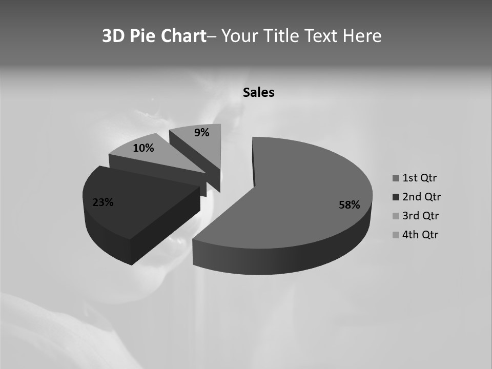 Problems Wall Boy PowerPoint Template