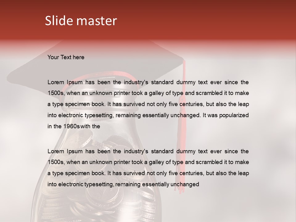 Banking Jar Loan PowerPoint Template