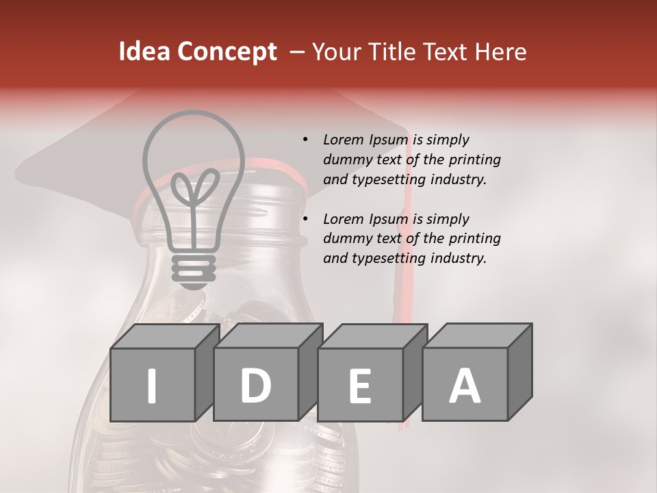 Banking Jar Loan PowerPoint Template