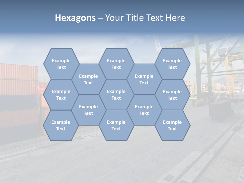 Heavy Ship Cargo PowerPoint Template