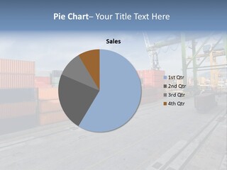 Heavy Ship Cargo PowerPoint Template