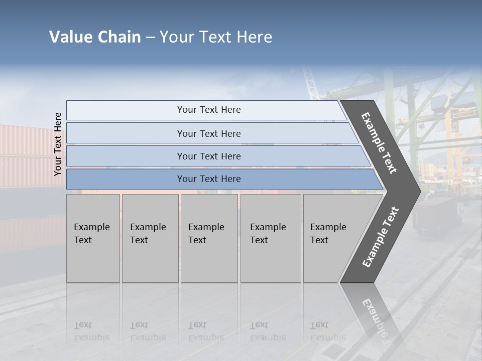Heavy Ship Cargo PowerPoint Template